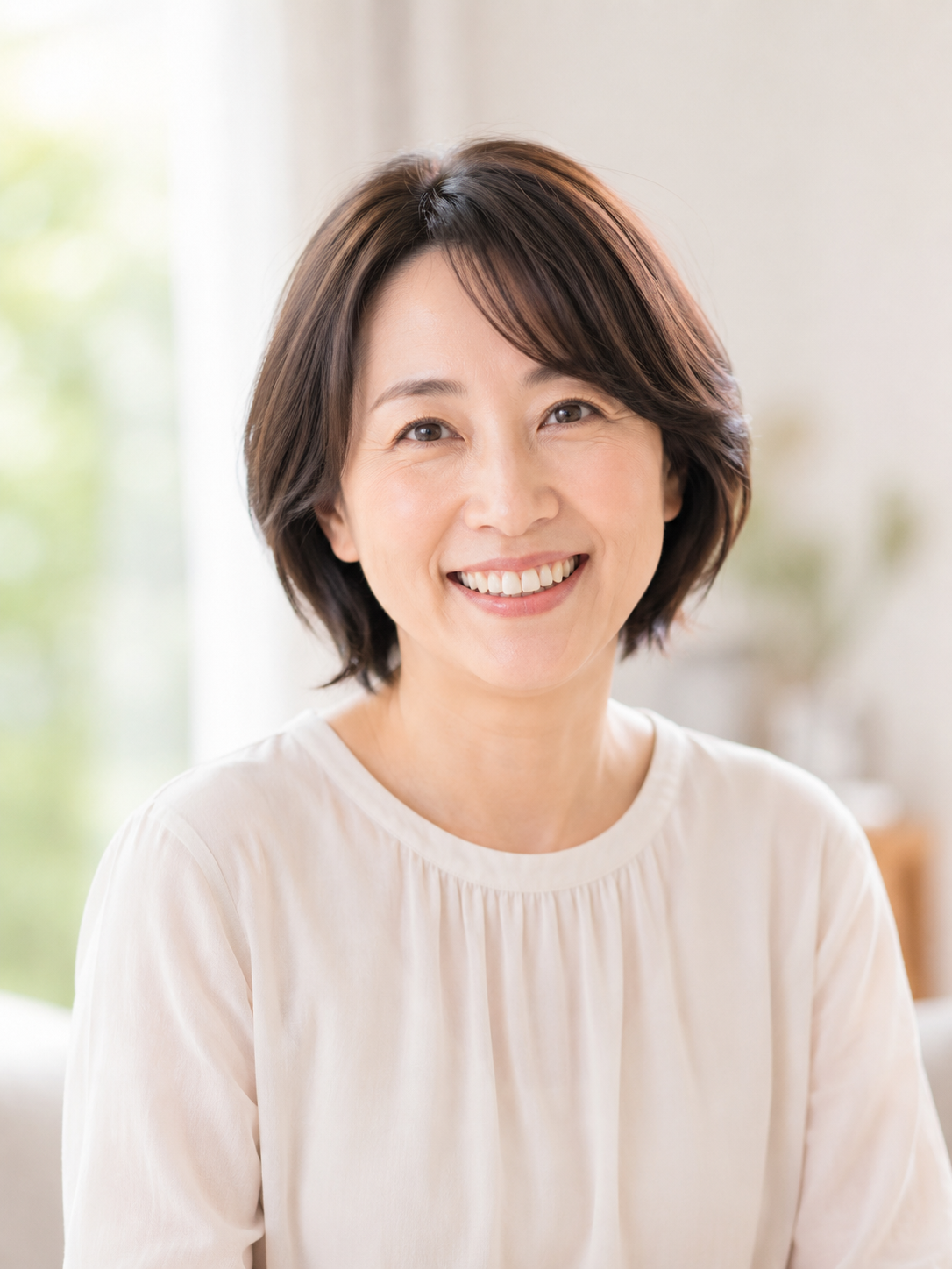 笑顔で会話するスタッフ